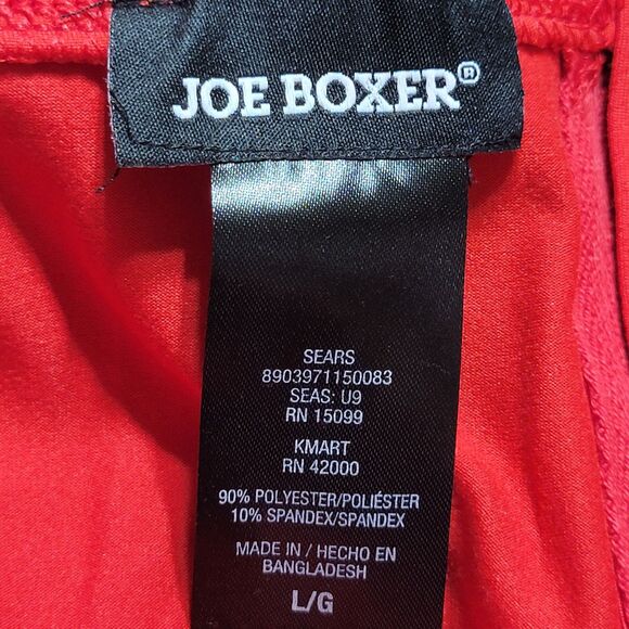 Joe Boxer Quarter Zip Mini Skirt Cotton Red w/ White Stripes - Size Jr Large NWT - Picture 6 of 7